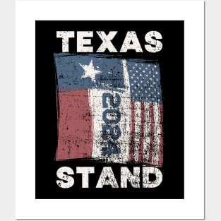 Texas Stand 2024 Flag Posters and Art